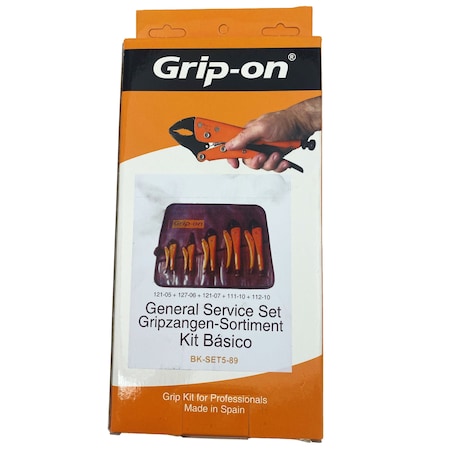 Grip-On GRIP-ON 5 pc GENERAL SET (BK-SET5) GRGEN500